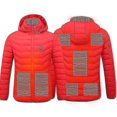 thumbnail image 1 of Heated Jacket, Winter Outdoor Warm Electric Heating Coat, 8 Heating Zones, 1 of 4