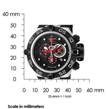 Invicta Men's 6569 Subaqua Noma IV Chronograph Black Rubber Watch