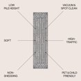 thumbnail image 4 of JONATHAN Y MOROCCAN HYPE 2 x 8 Runner Rug, Ziri Moroccan Geometric - Gray/Cream, MOH210B-28, 4 of 9
