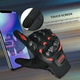 thumbnail image 4 of CHCYCLE Motorcycle Gloves for Women Touch Screen Summer Motorbike Dirt Bike Full Finger Gloves Red M, 4 of 5