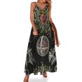 thumbnail image 1 of Stephoidea - Vestido sin mangas Ernst Haeckel Vestidos largos con velo Vestido de dama de honor mujer, 1 of 7