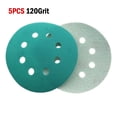 thumbnail image 1 of 5Inch 8Hole Ponçage Disques Crochet & Boucle Humide Sec Animal Film Vert Papier de Verre Polissage, 1 of 10