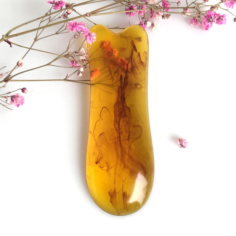 Drrntien 7pcs/set Natural Resin Amber Massage Scraping for Face Neck Gua  Sha Scraper Massager Therapy - Walmart.com