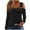 Black*fall sweaters for women 2024, variant on Dazajoo Womens Long Sleeve Cold Shoulder Shirts Dressy Casual Solid Color Elegant Tunic Tops with O Ring Strap Loose Fit Round Neck Fall Blouses 2024,Black,XXL