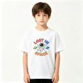 thumbnail image 2 of Lost In Space Cute Astronaut Boys Graphic Tee, Funny Planet 100% Cotton Kids Short Sleeve T-Shirt 4-13Y, 2 of 5