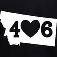 thumbnail image 3 of CafePress - Montana 406 - Pullover Hoodie, Classic & Comfortable Hooded Sweatshirt, 3 of 4