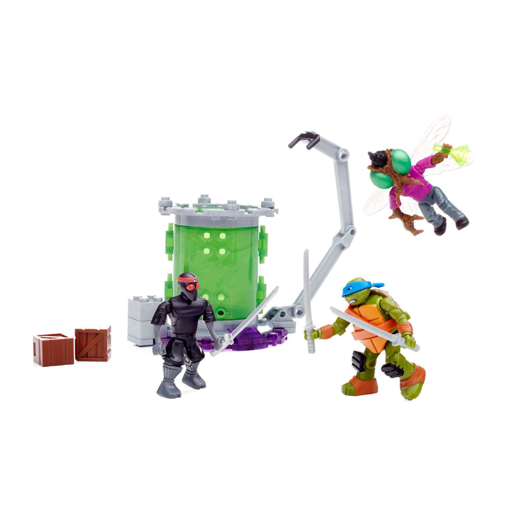 X10 Teenage Mutant Ninja Turtles Mega Bloks Baxter Mutation Lab Master Case 4 for sale online 