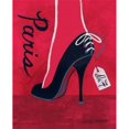 thumbnail image 1 of Gango Editions PDXMLA016SMALL Haut Talons Paris Affiche Imprimée par Jennifer Matla&44; 10 x 12 - Petit, 1 of 1