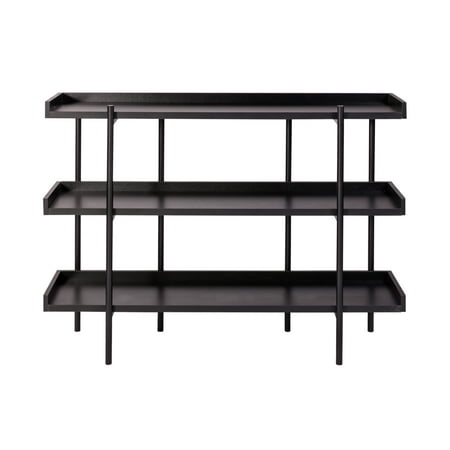 OneSpace - Modern 3-Shelf Bookcase - Black