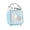 Square blue, variant on AOOOWER Kids Educational Manual Countdowns Timer With Twin Bells Loud Alarm Mechanical Visual Timer Battery Operated Time Management Tool