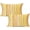 Yellow01, variant on Outdoor Green Throw Pillow Covers for Patio Bench Garden Porch Sunbrella Furnitures Sage Lines Stripes Cushion Cases Decorative 16x16 Set of 2 for Sofa Couch