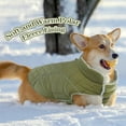 thumbnail image 5 of QBLEEV Dog Winter Coat, Windproof Cozy Cold Weather Green Novel Design Warm Dog Coat Dog Apparel Dog Jacket Dog Vest for Small Medium and Large Dogs with Leash Hole, 5 of 8