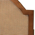 thumbnail image 3 of Pemberly Row Wood & Rattan Queen Size Headboard in Ash Walnut, 3 of 8