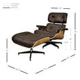 Grayson Tufted Lounge Chair and Ottoman, Multiple Colors