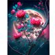 thumbnail image 1 of Diamond Painting 5D DIY Full Round Drill Moon Flower Kit Decoración del hogar (HQ006) FLhrweasw Nuevo, 1 of 9