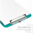 thumbnail image 3 of Plastic Clipboards, Translucent Ruler Clip Board with Low Profile, Office Supply, School Supplies, Letter Size 9 x 12.5 Inches, 3 of 7
