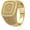Gold, variant on Men Ring 14K Gold Plated Cluster Iced Out Lab Simulated Diamond Band Micropave Bling Wedding Pinky Ring for Women