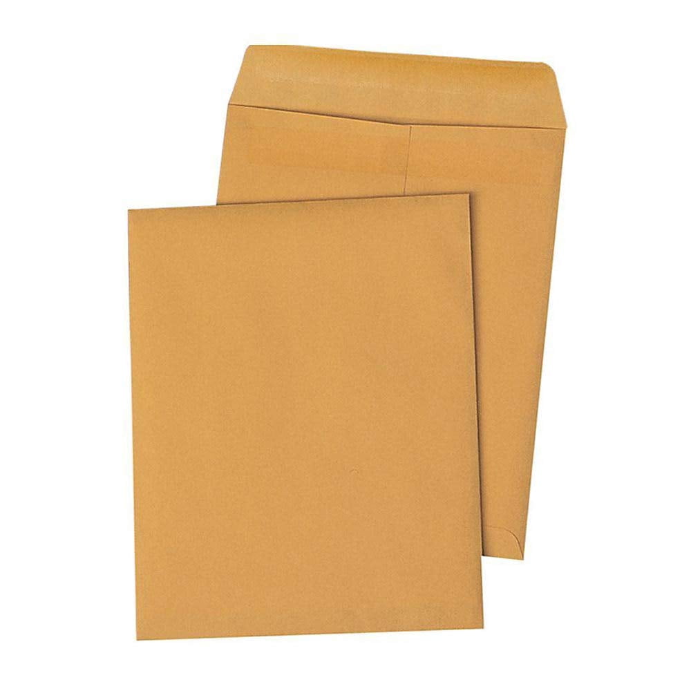 Quality Park® Redi-Seal® Catalog Envelopes, 12" x 15 1/2", Brown Kraft, Box Of 250