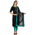 thumbnail image 2 of Atasi Womens Readymade Straight Kurta With Net Dupatta Ethnic Salwaar Suit Dress, 2 of 8