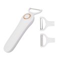 thumbnail image 1 of Electric Peeler, PTC Thermal Protector Safe Wear  ABS Stainless Steel Rechargeable Peeler  for Home, 1 of 8