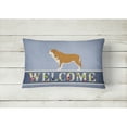 thumbnail image 2 of Carolines Treasures BB8349PW1216 Mastin Epanol Spanish Mastiff Canvas Fabric Decorative Pillow, Blue, 12H x16W,, 2 of 3