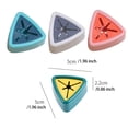 thumbnail image 3 of Towel Rack Triangular Replacement Self-adhesive Waterproof Bathroom Kitchen Bath Ball Brush Washcloth Holder Organizer White, 3 of 9