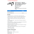 thumbnail image 2 of Heater Hose Set of 2 - Supply and Return - with Clamps - Compatible with 2009 - 2010 Dodge Journey 3.5L V6 (with Auxiliary Heater), 2 of 2