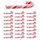 thumbnail image 2 of 100Pcs Red and White Handmade Christmas Candy Cane Home Decor Cane, 2 of 5