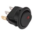 thumbnail image 3 of Interruptor Spst de encendido/apagado redondo eléctrico automotriz 12v para luz de barco de tablero de furgoneta de coche A, 3 of 5
