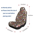 thumbnail image 5 of Salouo Boba Milk Tea Pattern Car Seat Covers,Universal Car Seat Protectors Easy to Install Car Cover Car Accessories Auto/rucks/Van/SUV-1, 5 of 9