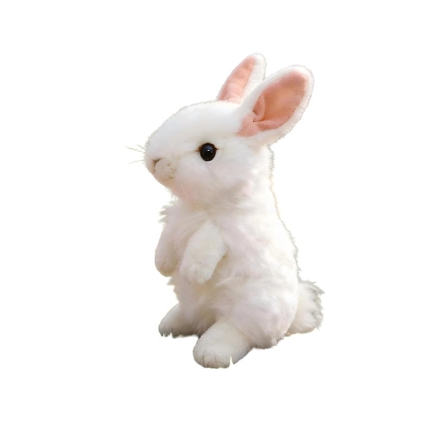 HWRETIE Easter Bunny Plush Tools Realistic Stuffed Decoration