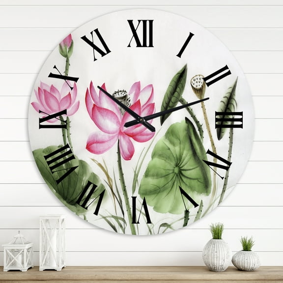 Designart 1 in Quartz Traditional Wall Clock