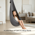 thumbnail image 3 of MISSMILE 2026 New Indoor Hammock Calming Swing Indoor Swing Heavy-Duty Hammock Swing for Bedroom Living Room Gray, 3 of 7