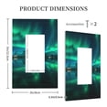 thumbnail image 3 of Disketp Northern Lights Decorative Light Switch or Outlet Wall Plate with Safety Cover-Style U, 3 of 6