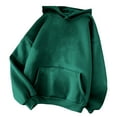 thumbnail image 2 of Meichang Cute Hoodies for Teen Girls Oversized Sweatshirts Long Sleeve Loose Fleece Pullover Hoodies Solid Casual Hooded Sweatshirt with Pocket, 2 of 3