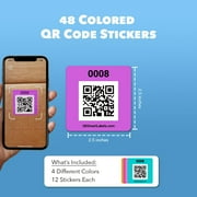 Smart Labels QR Code Storage Labels, Scannable Inventory Stickers, 48-Pack