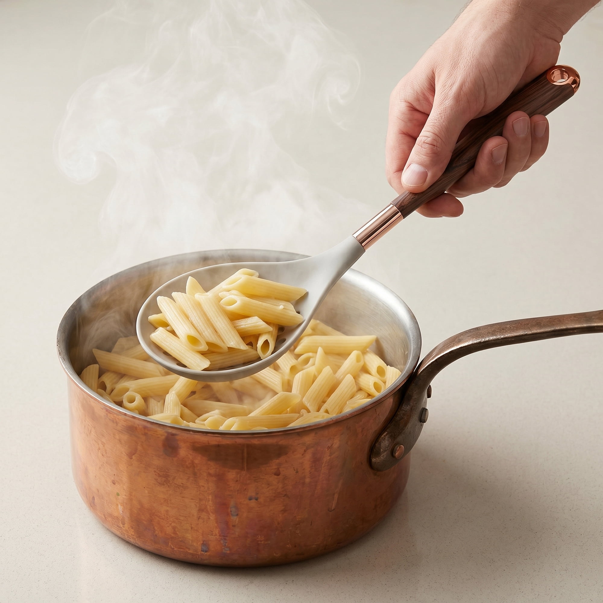 Unique Bargains Durable Silicone Heat Resistant Spoon for Cookware Scoop 13.6"x3.3"