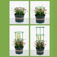 thumbnail image 3 of Billuyoard Marco de soporte para estante de flores, 12 pack/lote, para enredaderas trepadoras, fácil de montar, varilla de soporte para plantas Jardín y Patio piso 12, 3 of 6