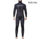 thumbnail image 2 of Trituras profesionales Traje de buceo a prueba de frío Pescado Caza Premium Térmica con capucha de manga larga de manga larga Pantalones largos Jumpsuit Surf Traje naranja XXL 3MM seitruly OD017116-14, 2 of 6