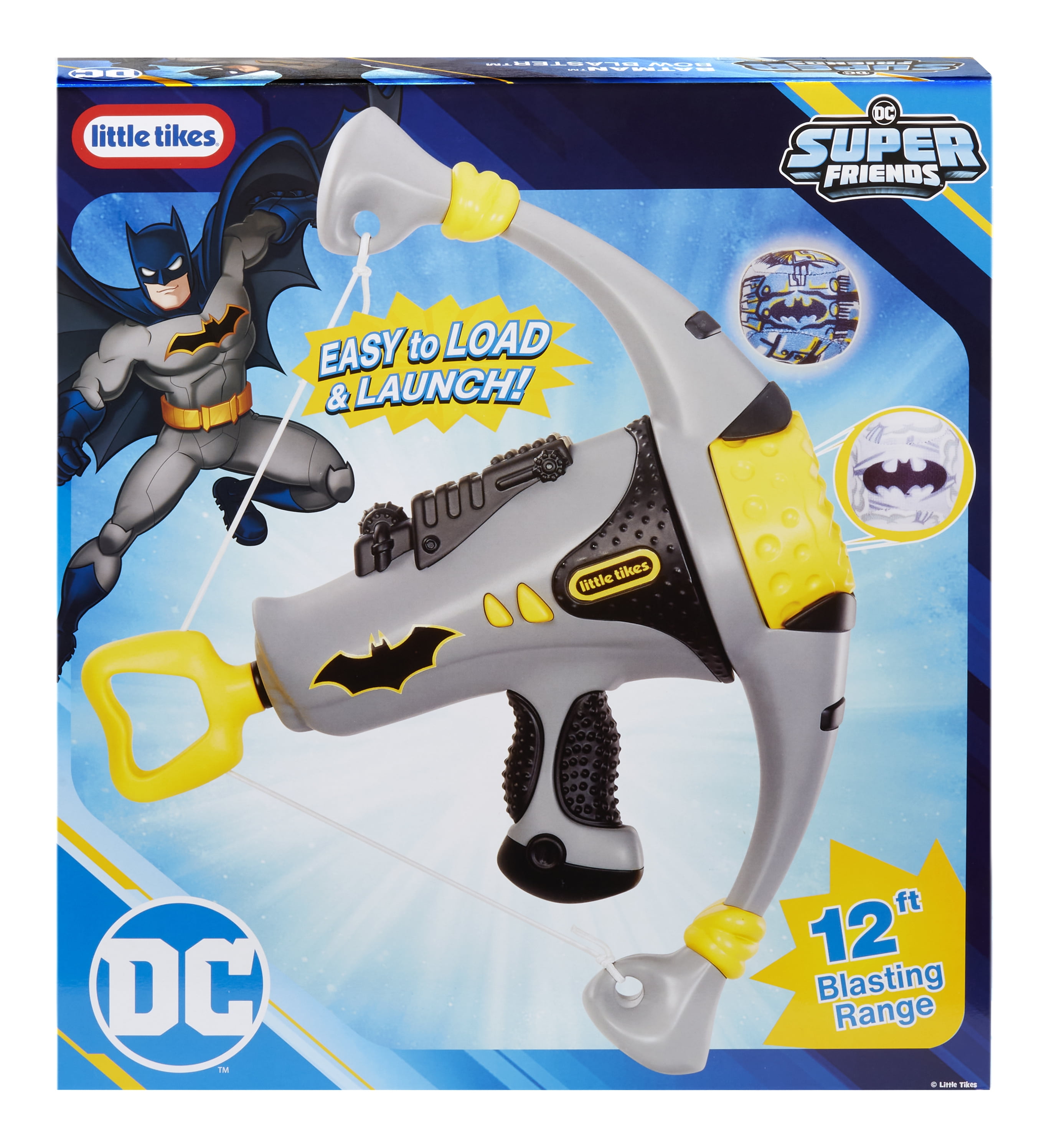 Little Tikes Batman Bow Blaster, DC Active Play Toy Blasters, Boys and Girls Ages 3+ Years