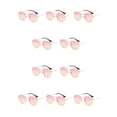 thumbnail image 2 of Gafas de sol hexagonales Sonducket con montura ligera lentes polarizadas doradas rosas amarillas C15 oro rosa amarillo C15 10Conjunto, 2 of 6