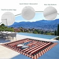thumbnail image 3 of God Bless America Outdoor Rug for Patio/Deck/Porch, Non-Slip Large Area Rug 5 x 7 Ft, Gnomes Red Blue Stripes Stars Country Indoor Outdoor Rugs Washable Area Rugs, Camping Rug Carpet Runner, 3 of 8