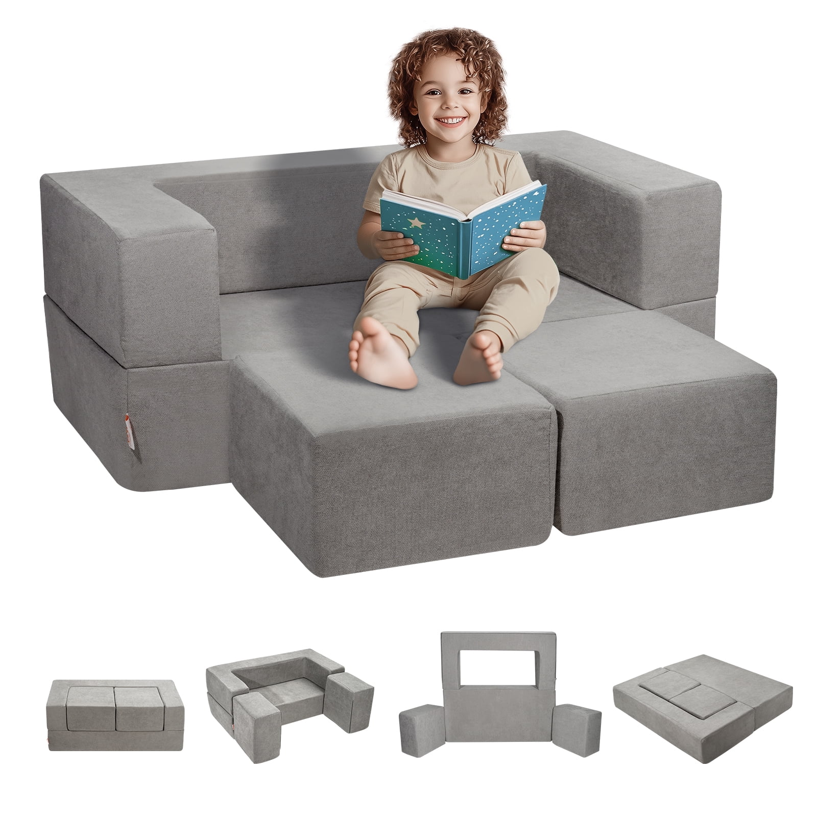 Sectional couch for kids discount