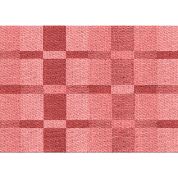 Ahgly Company Indoor Rectangle Patterned Fire Engine Red Area Rugs, 7' x 10'