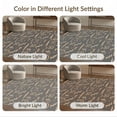thumbnail image 7 of ODIKA 2'x3' Brown Beige Geometric Arch Design Washable Doormat Intricate Handwoven Patterns with Modern Flair Non-Slip, Low Pile for Entryway, Kitchen, Laundry Room, 7 of 7