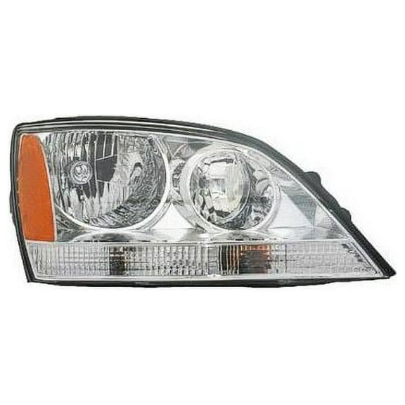 Right Passenger Side Headlight Assembly - Compatible with 2005 - 2006 Kia Sorento