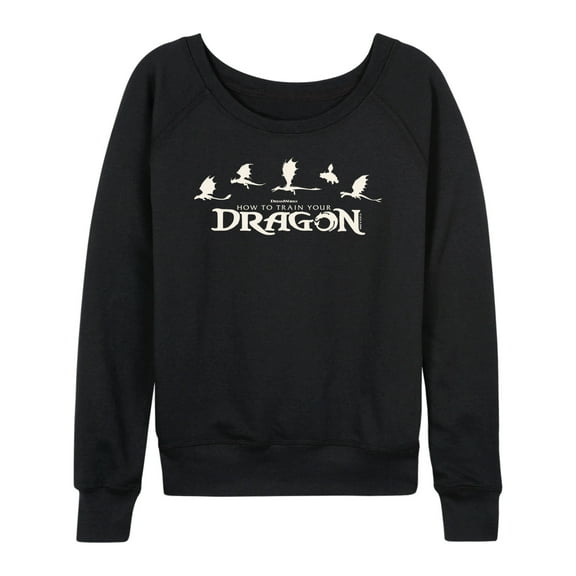 How To Train Your Dragon - Dragons - Women's French Terry Long Sleeve Shirt