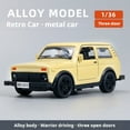 thumbnail image 4 of 1:36 Alloy Diecast Vintage London-Taxi Car Model doors open Classic Pull Back Miniature Vehicle Replica For Collection Gift, 4 of 9