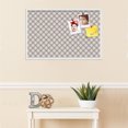 thumbnail image 3 of PinPix 34x22 Custom Cork Bulletin Board Argyle Beige Poster Board Has a Fabric Style Canvas Finish, Framed in Argyle Beige, by ArtToFrames (PinPix-637), 3 of 6
