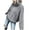 b_Gray Cable Knit Sweaters, variant on UTSJKR Women's Cable Knit Sweaters Fall Winter Long Sleeve Sweaters 2024 Fashion Clothing Classic Solid Turtleneck Pullover Tops Casual Loose Fit Oversized Jumper Knitwear Blue XXXL